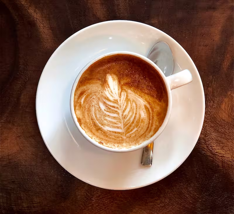 Cup of Latte Coffee